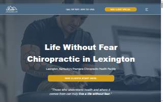 Life Without Fear Chiropractic - Lexington Chiropractor website