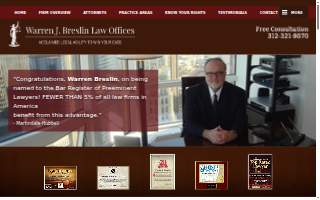 Law Office of Daniel S. Breslin website