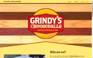 Grindy's Cheeseballs website