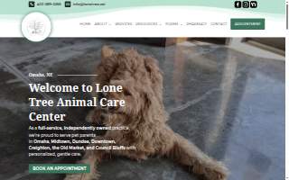 Lone Tree Animal Care Center website