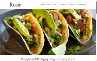 Rosies Sport Bar website