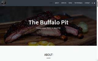 The Buffalo Pit (BBQ Catering) website