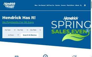Hendrick Chevrolet Shawnee Mission of Prairie Village website