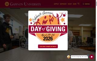 Gannon Recreation and Wellness Center website