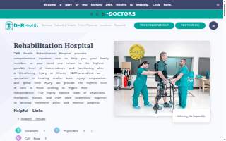 DHR Health Rehabilitation Hospital website
