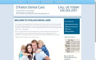 O'Fallon Dental Care website