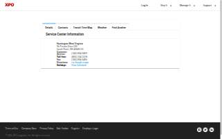 XPO of Huntington website