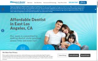 Family Dentist LA website