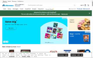 Albertsons Pharmacy website
