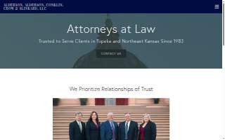 Alderson, Alderson, Conklin, Crow & Slinkard, L.L.C. website