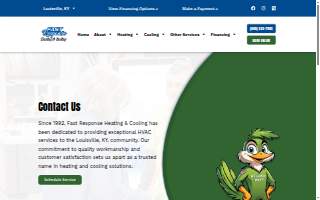 Fast Response Heating & Cooling website