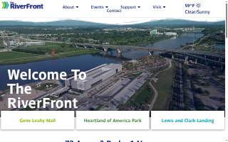 Riverfront Barbeque & Grille website