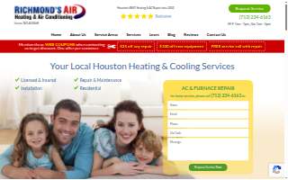 Richmonds Air website