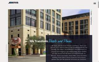 Joeris General Contractors website