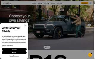 Rivian of Jersey City website