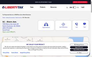 Liberty Tax of North Charleston website