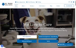 El Paso Animal Hospital website