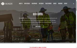 Sundt Construction, Inc. website