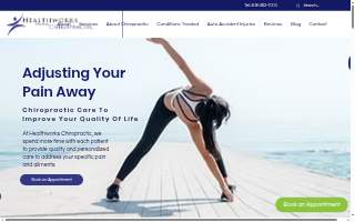 HealthWorks Family Chiropractic website