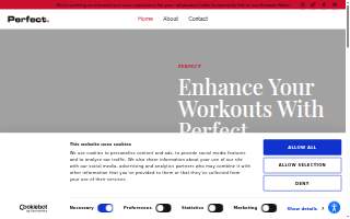 Perfect Fitness website