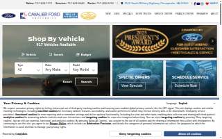 FordDirect - Cavalier Ford Greenbrier website