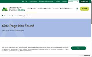 University of Vermont Medical Center - Adult Primary Care website
