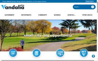Vandalia Real Estate website