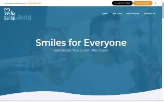 Wells Dentistry website