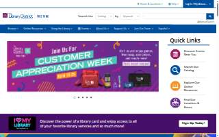 Library Mall website