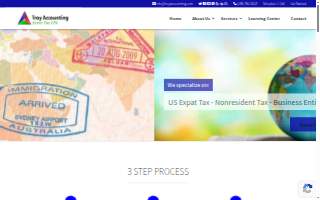 Troy Accounting of Birmingham website