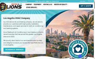 HVAC Contractors Los Angeles website