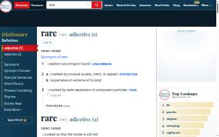 RARE Italian website