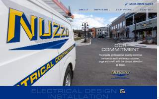 Nuzzo Electrical Contractors website