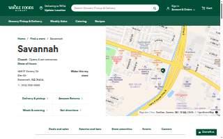 Whole Foods Market of Savannah website