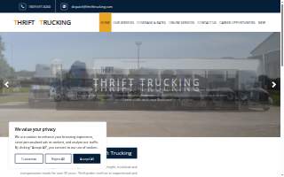 Thrift Trucking of Peoria website