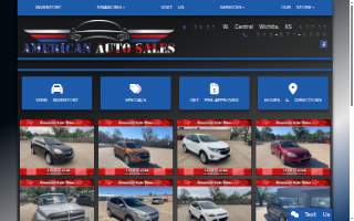 American Auto Sales website