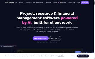 Teamwork Construction Services website