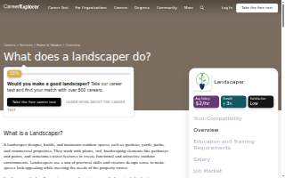 Landscaper website