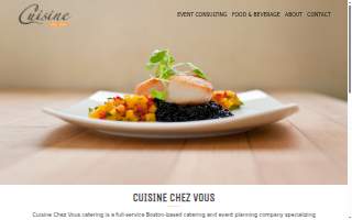 Cuisine Chez Vous of Cambridge website