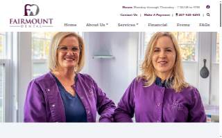Fairmount Dental website