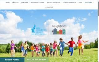 Neighbors Pediatrics of Charleston website