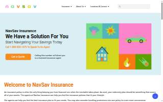 NavSav Insurance - Delray Beach website