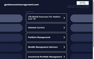 Gordon Asset Management, LLC website