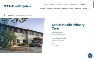 Senior Health Primary Care website