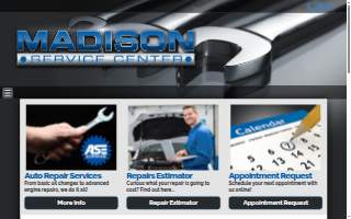Madison Service Center website