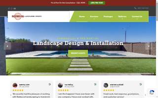 Redwood Landscaping website