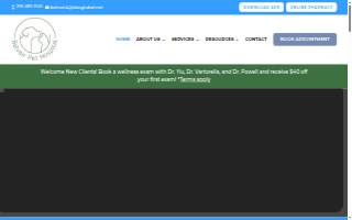 Belvoir Pet Hospital website