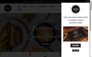 Crema By Northwest website