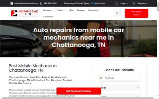 Instant Car Fix website