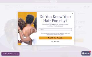 Flourish Curls Salon website